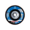 Pferd 4-1/2" x 5/8-11 Thd. POLIFAN® Flap Disc - Z SG POWER STEELOX, Zirconia, 36 Grit, Flat 62273